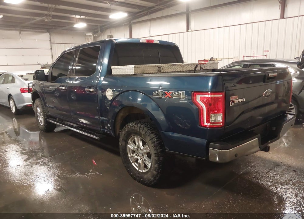 2015 FORD F-150 XLT VIN: 1FTEW1EG2FKD02001