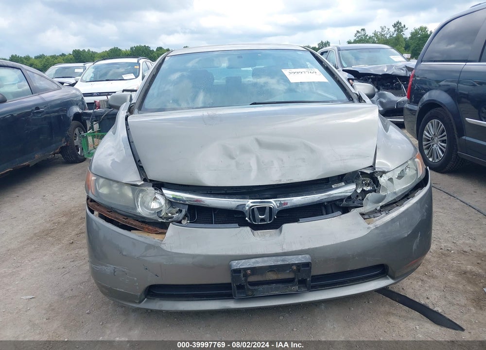 2006 HONDA CIVIC LX VIN: 1HGFA16556L103942