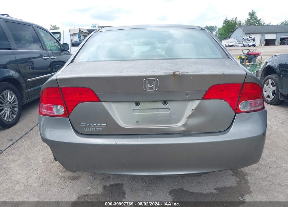 2006 HONDA CIVIC LX VIN: 1HGFA16556L103942