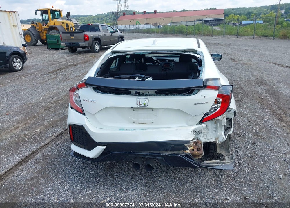 2019 HONDA CIVIC SPORT VIN: SHHFK7G4XKU208105