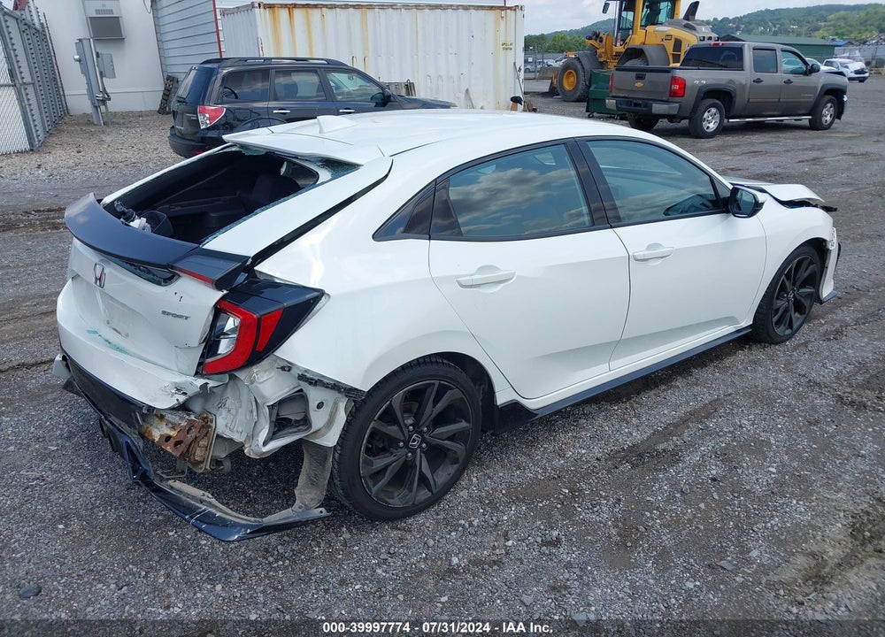2019 HONDA CIVIC SPORT VIN: SHHFK7G4XKU208105