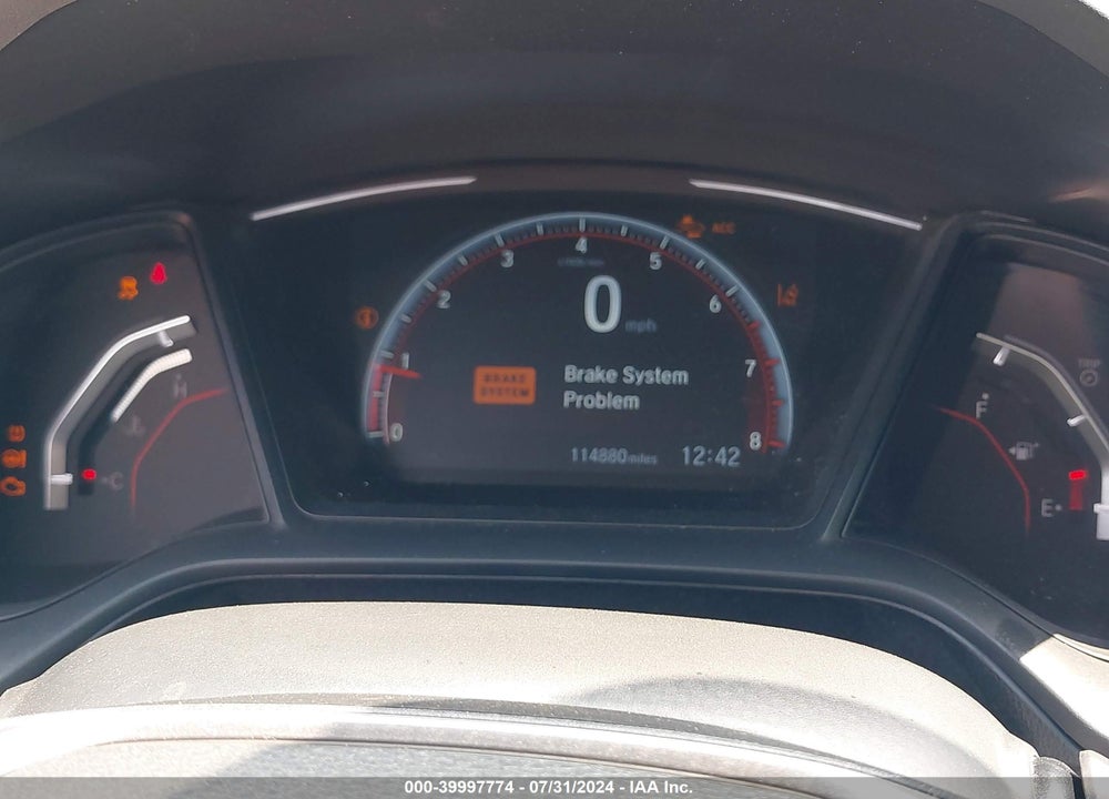 2019 HONDA CIVIC SPORT VIN: SHHFK7G4XKU208105