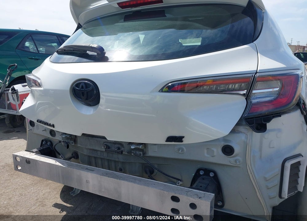 2019 TOYOTA COROLLA SE VIN: JTNK4RBE8K3072989