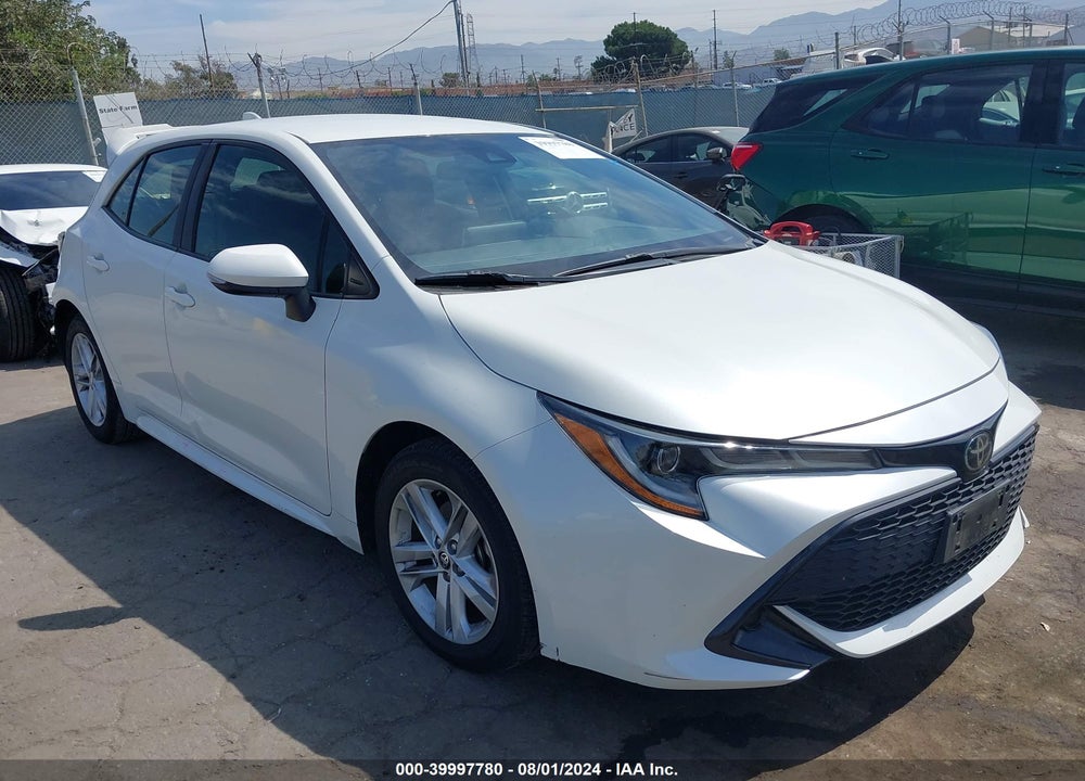 2019 TOYOTA COROLLA SE VIN: JTNK4RBE8K3072989