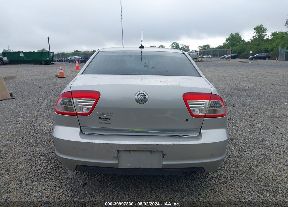 2008 MERCURY MILAN I4 VIN: 3MEHM07ZX8R609280