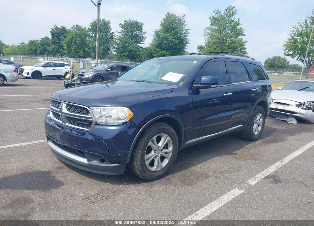 2013 DODGE DURANGO CREW VIN: 1C4RDJDGXDC680938