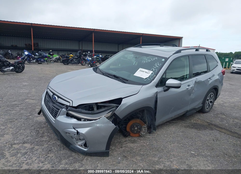 2019 SUBARU FORESTER PREMIUM VIN: JF2SKAGCXKH450348