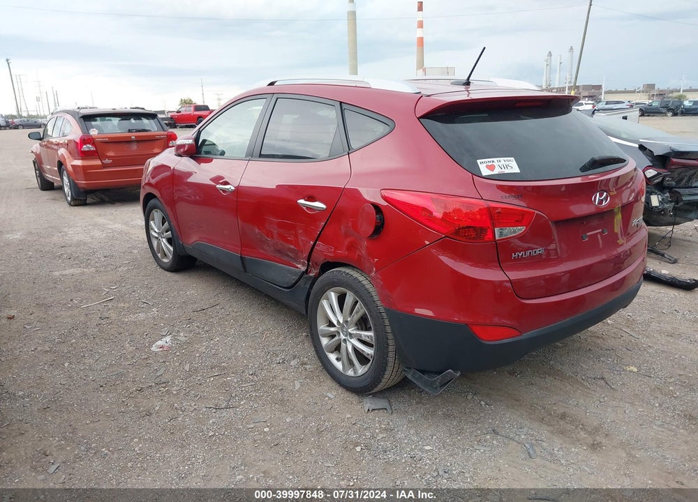 2012 HYUNDAI TUCSON LIMITED VIN: KM8JU3AC9CU514201