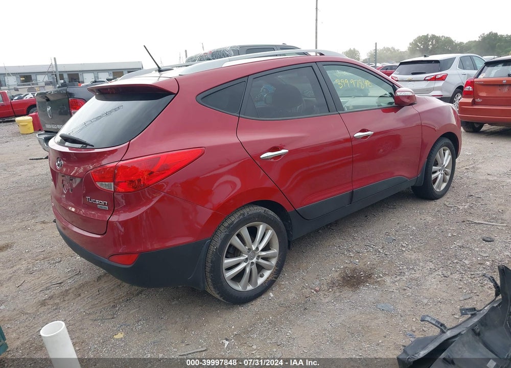 2012 HYUNDAI TUCSON LIMITED VIN: KM8JU3AC9CU514201