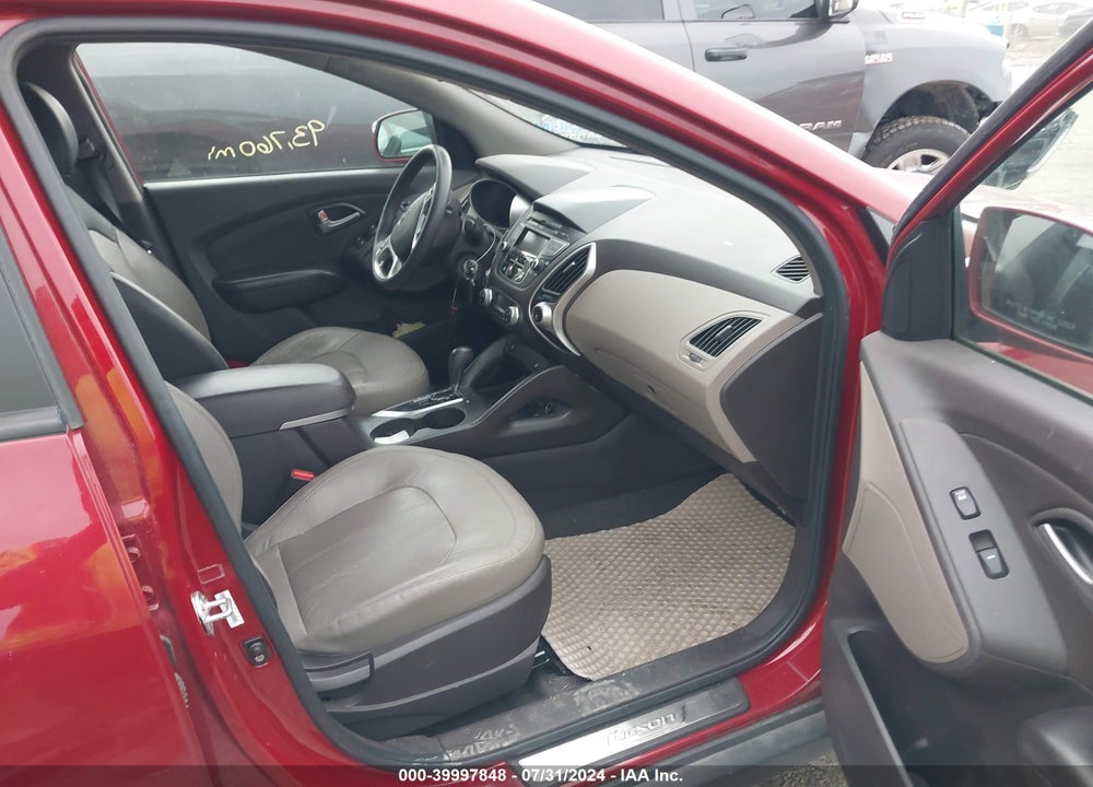 2012 HYUNDAI TUCSON LIMITED VIN: KM8JU3AC9CU514201