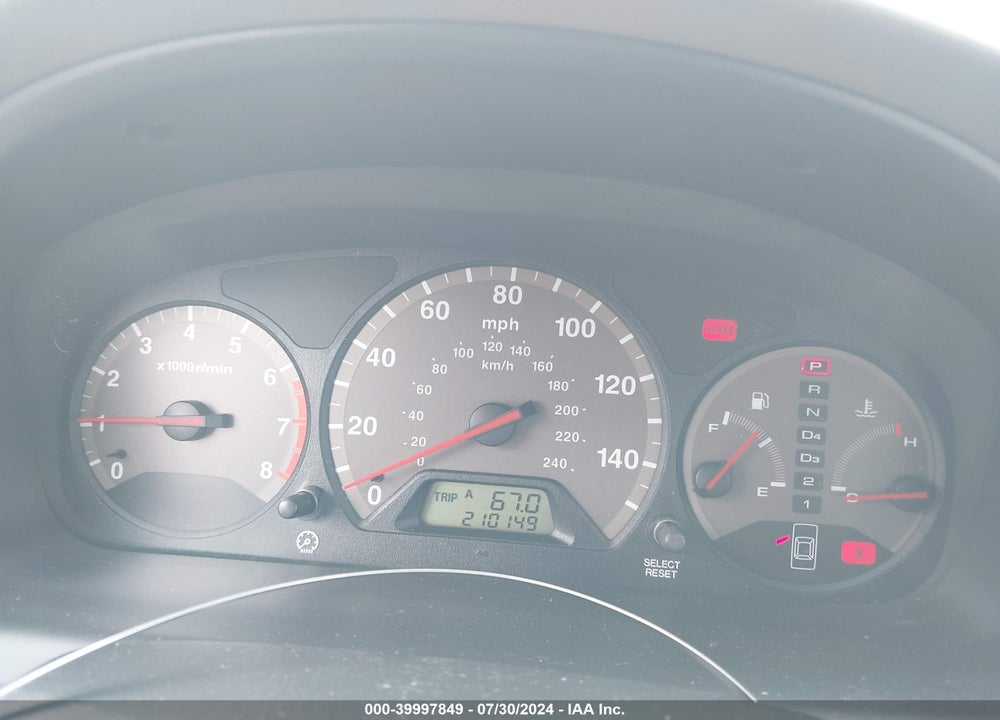 2002 HONDA ACCORD 2.3 SE VIN: 1HGCG32072A032448