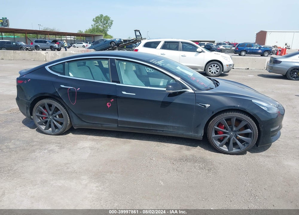 2020 TESLA MODEL 3 PERFORMANCE DUAL MOTOR ALL-WHEEL DRIVE VIN: 5YJ3E1EC3LF736332