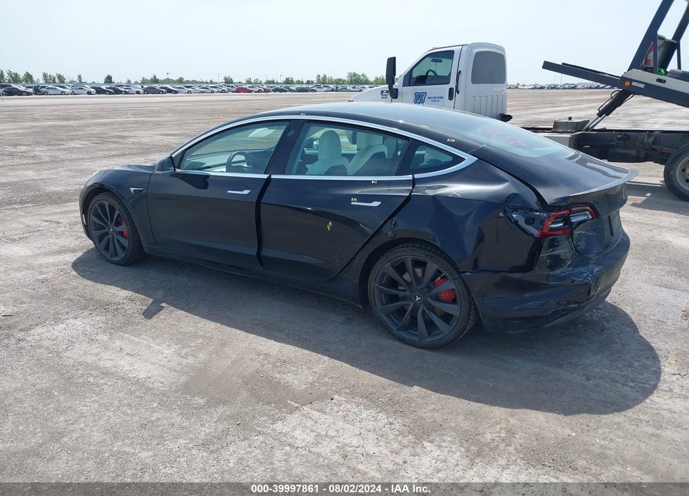 2020 TESLA MODEL 3 PERFORMANCE DUAL MOTOR ALL-WHEEL DRIVE VIN: 5YJ3E1EC3LF736332