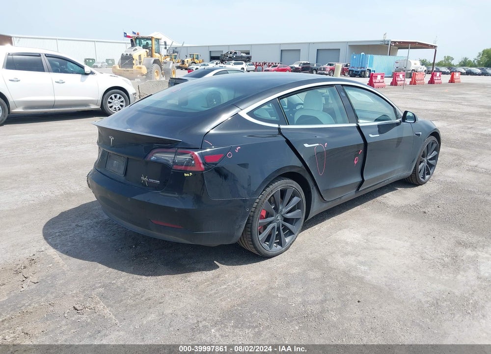 2020 TESLA MODEL 3 PERFORMANCE DUAL MOTOR ALL-WHEEL DRIVE VIN: 5YJ3E1EC3LF736332