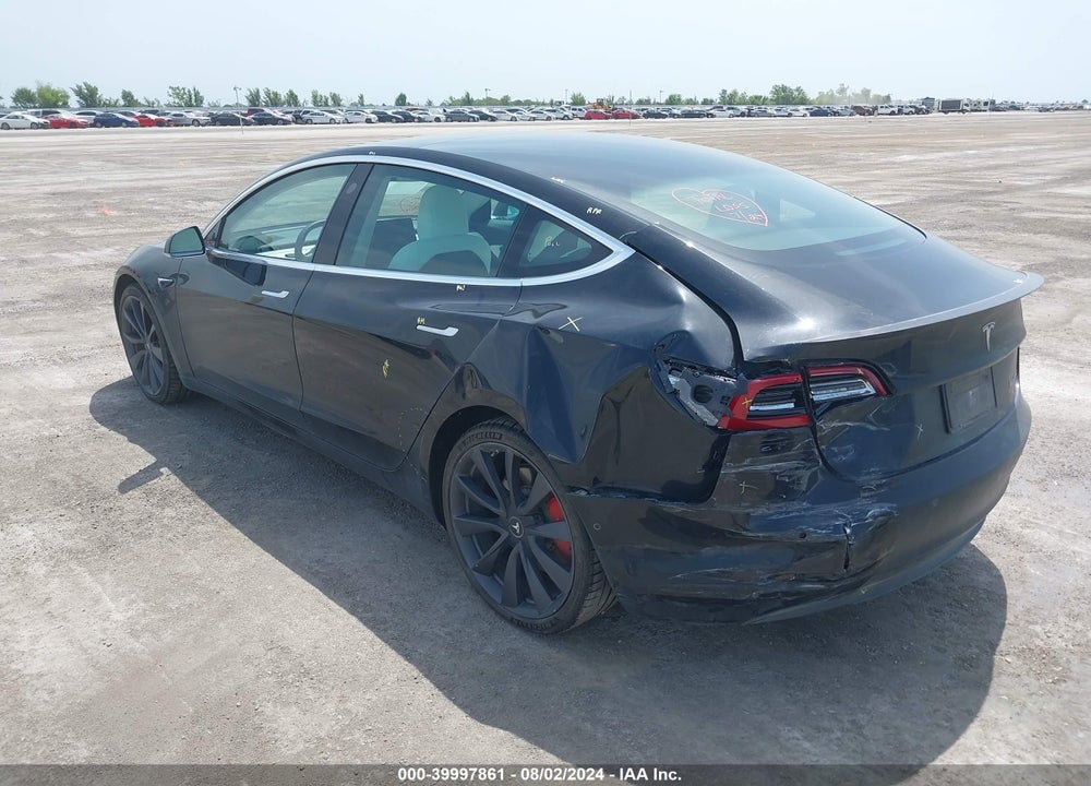 2020 TESLA MODEL 3 PERFORMANCE DUAL MOTOR ALL-WHEEL DRIVE VIN: 5YJ3E1EC3LF736332
