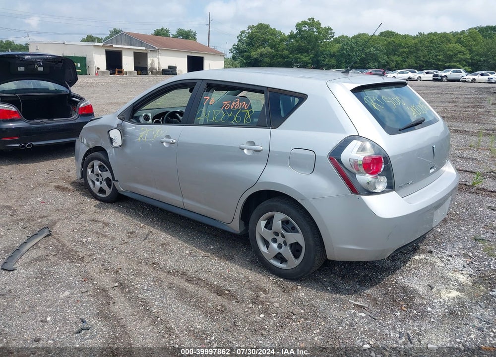 2009 PONTIAC VIBE VIN: 5Y2SP67819Z458996