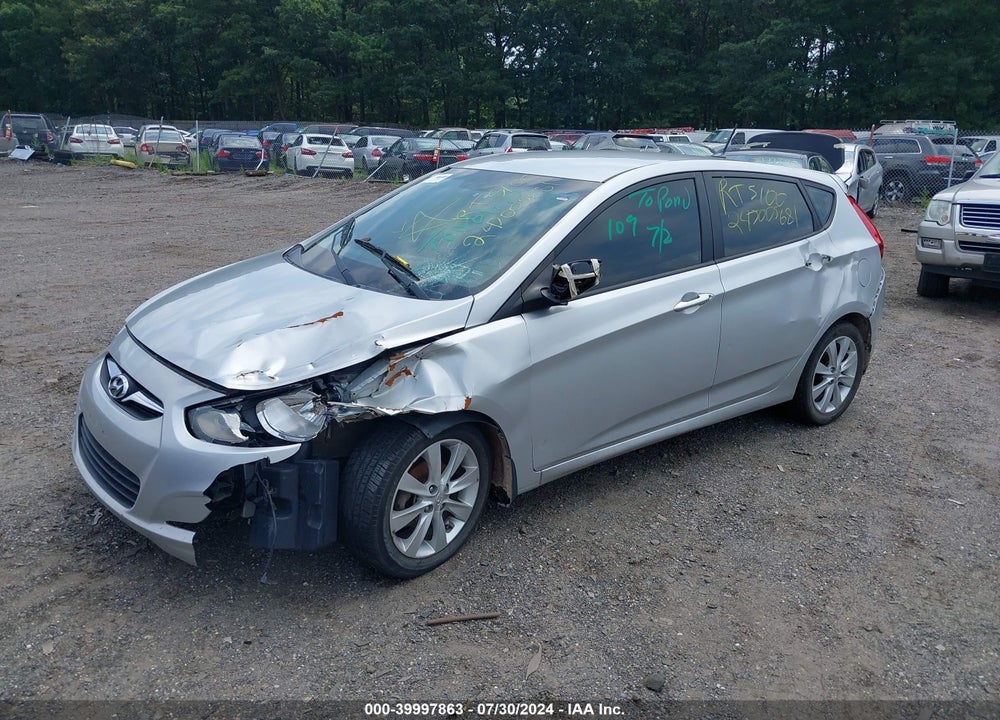 2012 HYUNDAI ACCENT SE VIN: KMHCU5AEXCU041124