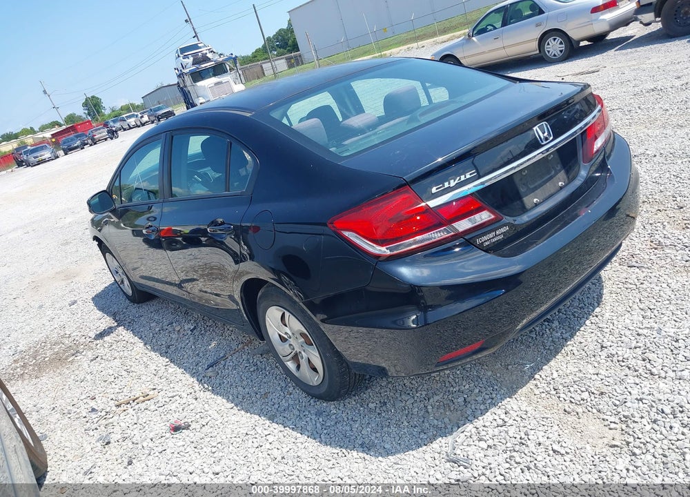 2013 HONDA CIVIC LX VIN: 19XFB2F58DE040083