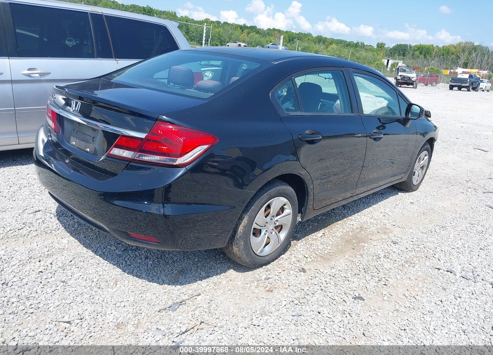 2013 HONDA CIVIC LX VIN: 19XFB2F58DE040083