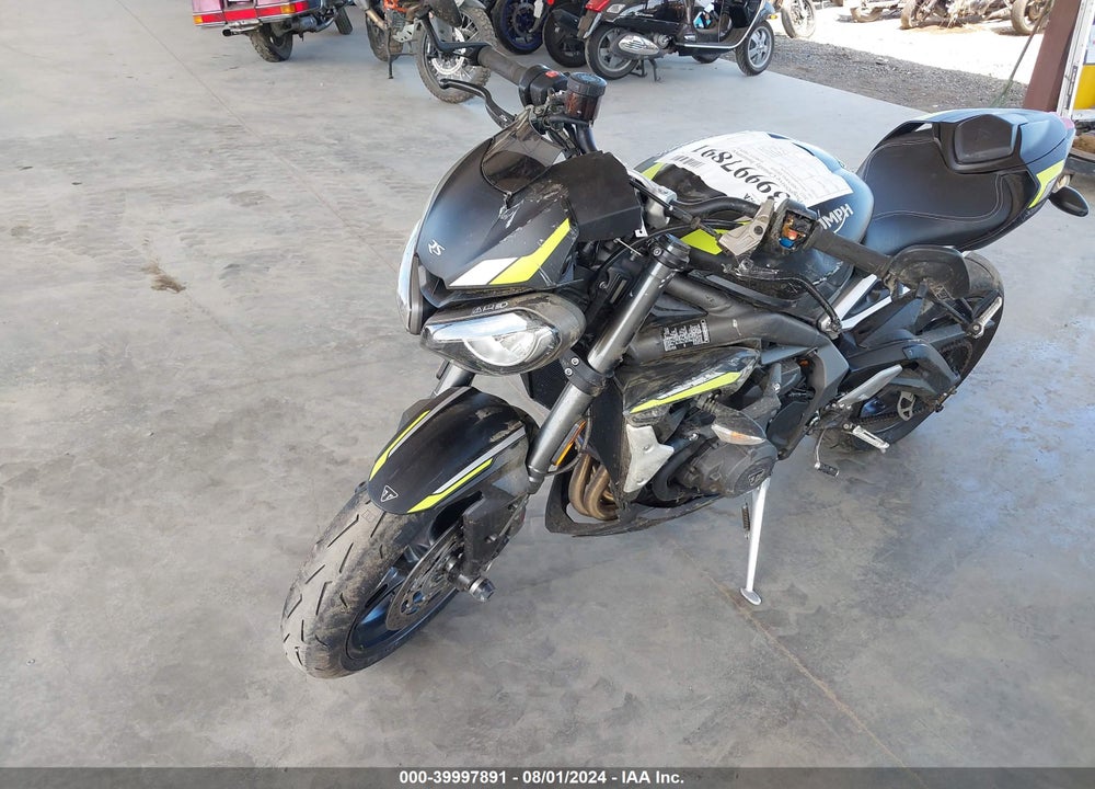 2022 TRIUMPH MOTORCYCLE STREET TRIPLE RS VIN: SMTA554S4NTAW9198