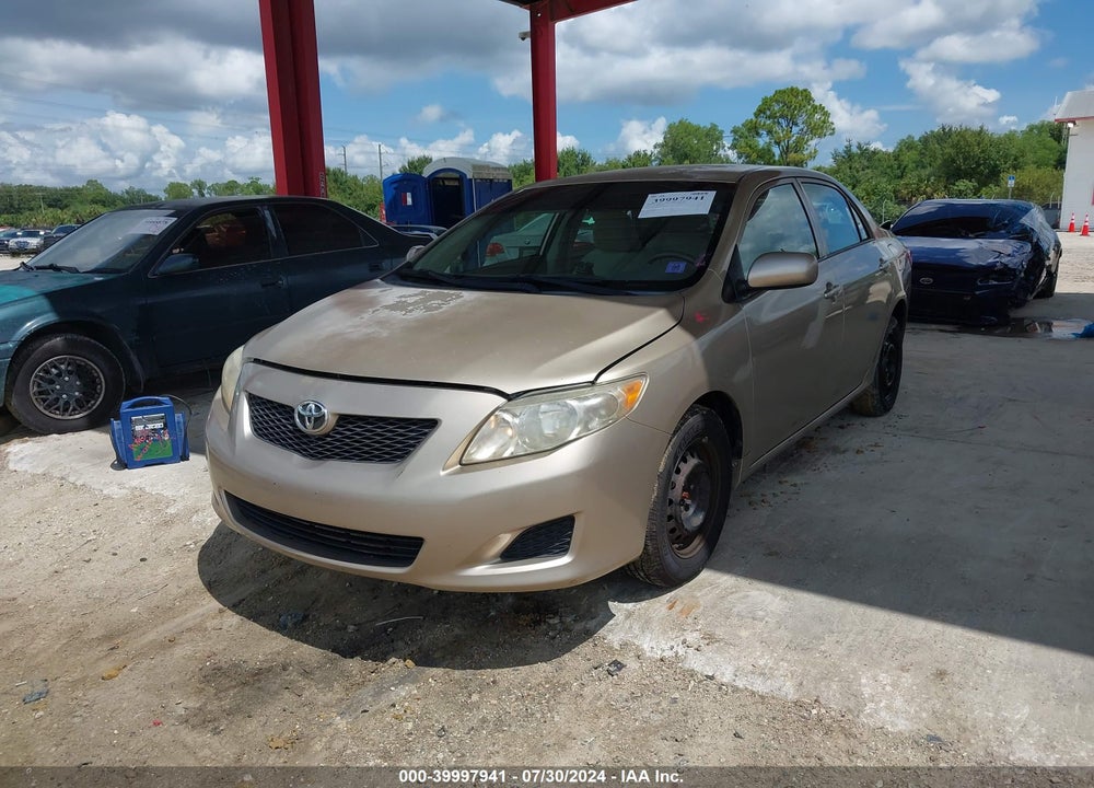 2009 TOYOTA COROLLA LE VIN: 1NXBU40E49Z147360
