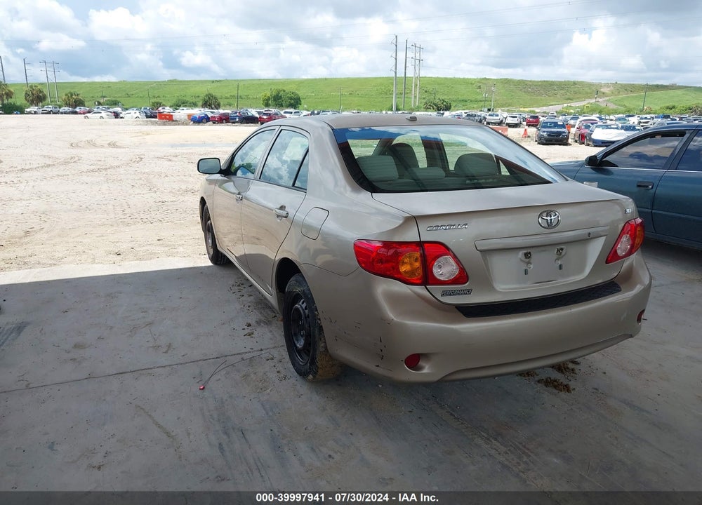 2009 TOYOTA COROLLA LE VIN: 1NXBU40E49Z147360