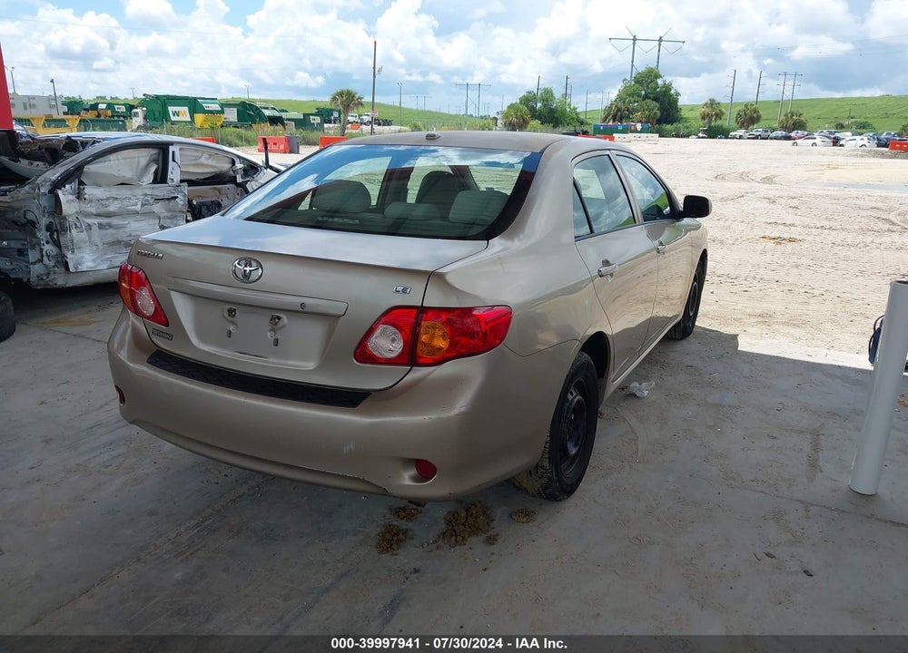 2009 TOYOTA COROLLA LE VIN: 1NXBU40E49Z147360