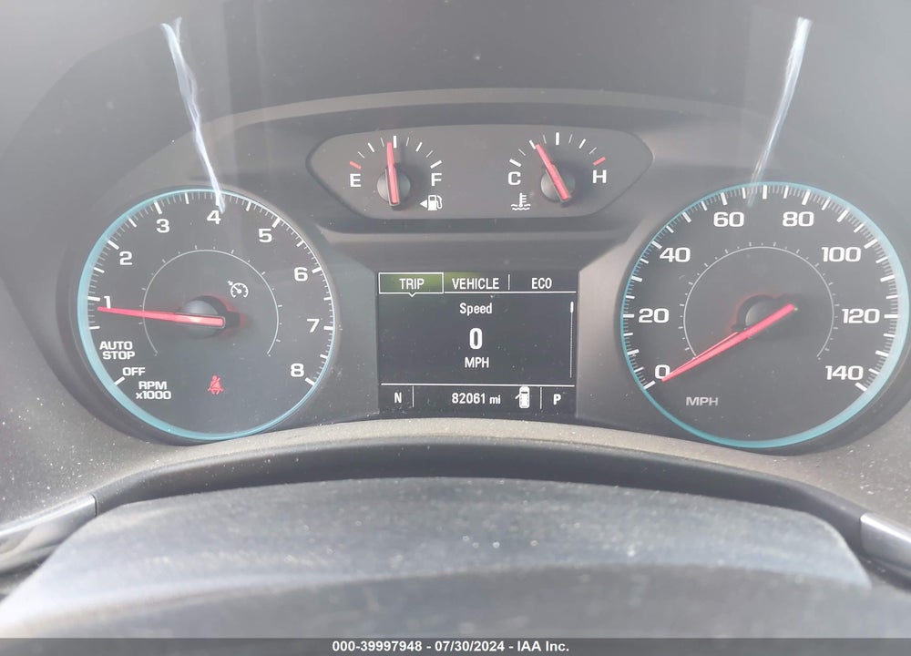 2018 CHEVROLET EQUINOX LT VIN: 3GNAXSEV8JS647358