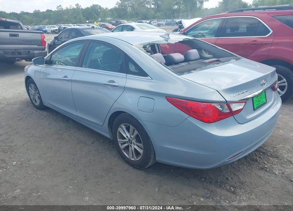 2013 HYUNDAI SONATA GLS VIN: 5NPEB4AC7DH765747