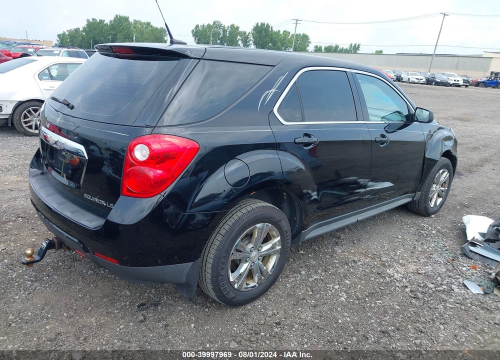 2010 CHEVROLET EQUINOX LS VIN: 2CNFLCEWXA6237020