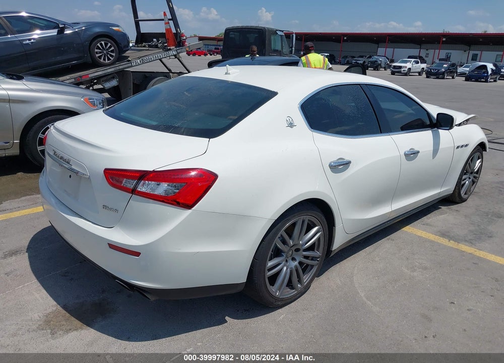 2016 MASERATI GHIBLI S VIN: ZAM57RSA0G1178065