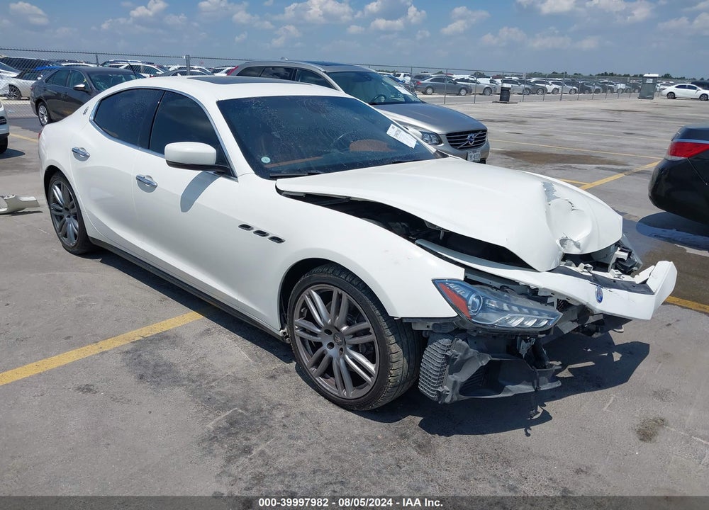 2016 MASERATI GHIBLI S VIN: ZAM57RSA0G1178065