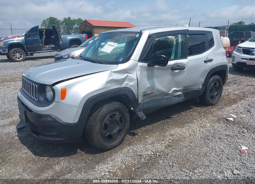 2018 JEEP RENEGADE SPORT 4X4 VIN: ZACCJBAB5JPJ00187