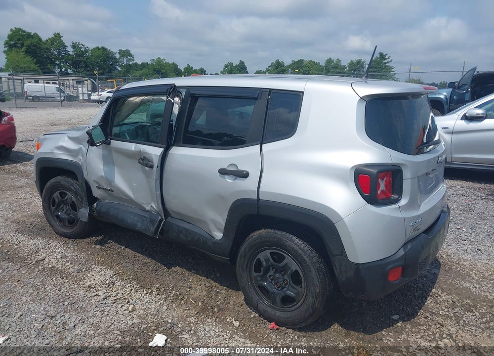 2018 JEEP RENEGADE SPORT 4X4 VIN: ZACCJBAB5JPJ00187