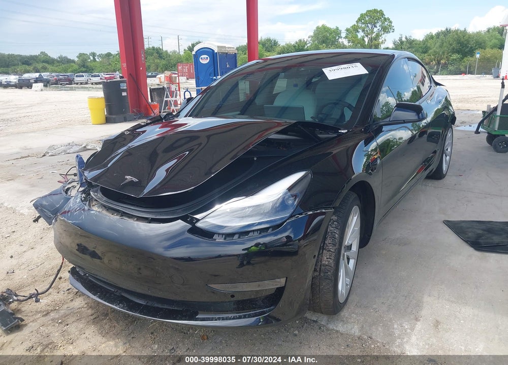 2022 TESLA MODEL 3 REAR-WHEEL DRIVE VIN: 5YJ3E1EA8NF105643