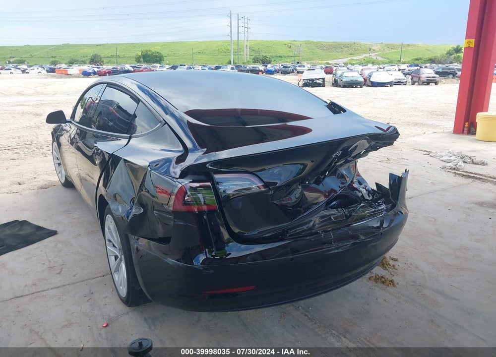 2022 TESLA MODEL 3 REAR-WHEEL DRIVE VIN: 5YJ3E1EA8NF105643
