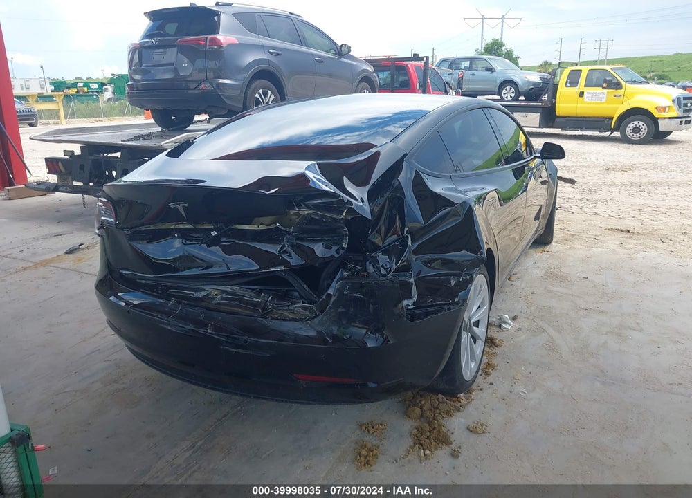 2022 TESLA MODEL 3 REAR-WHEEL DRIVE VIN: 5YJ3E1EA8NF105643