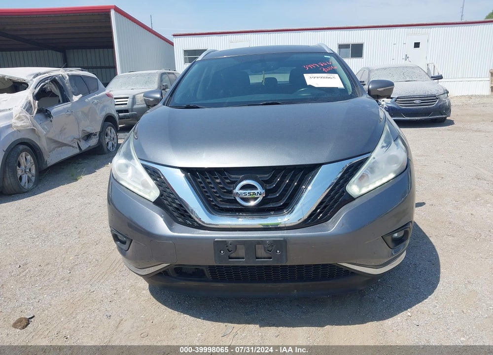 2015 NISSAN MURANO SL VIN: 5N1AZ2MH8FN227658