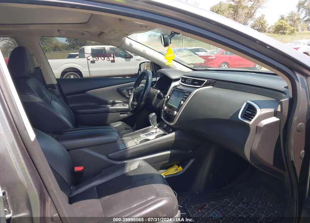 2015 NISSAN MURANO SL VIN: 5N1AZ2MH8FN227658