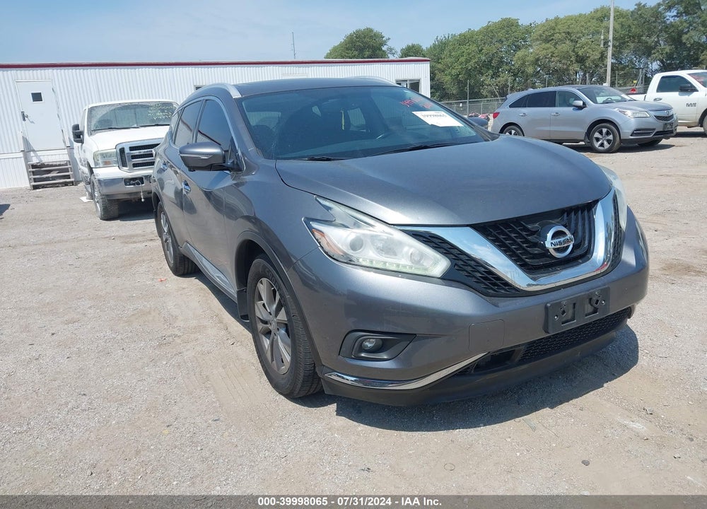 2015 NISSAN MURANO SL VIN: 5N1AZ2MH8FN227658