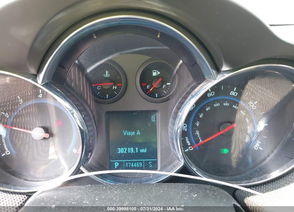 2011 CHEVROLET CRUZE 1LT VIN: 1G1PF5S90B7284030