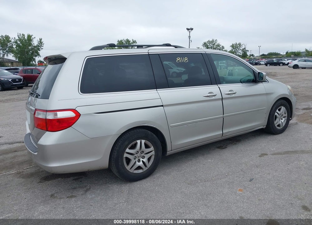 2007 HONDA ODYSSEY EX VIN: 5FNRL38427B458836