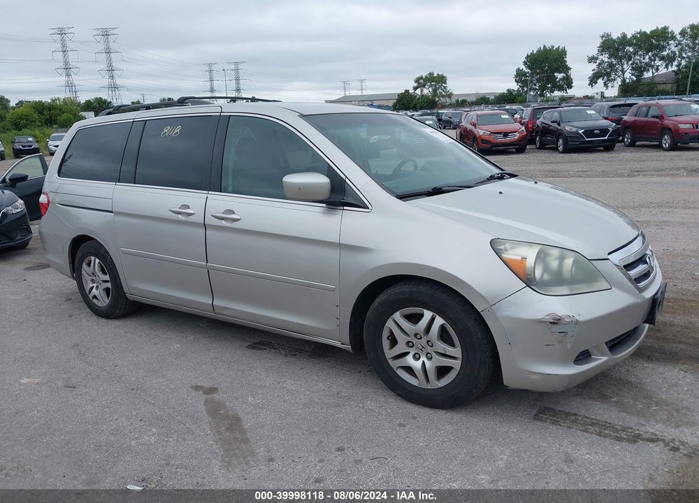 2007 HONDA ODYSSEY EX VIN: 5FNRL38427B458836