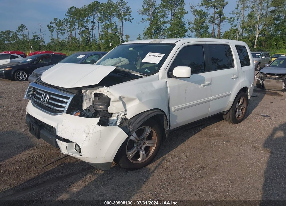 2013 HONDA PILOT EX VIN: 5FNYF3H44DB025405