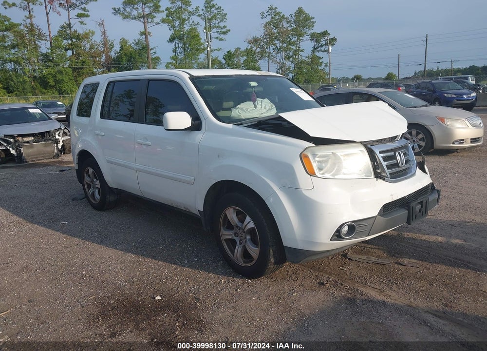 2013 HONDA PILOT EX VIN: 5FNYF3H44DB025405