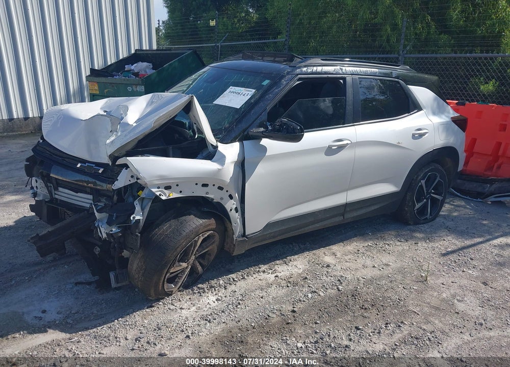 2022 CHEVROLET TRAILBLAZER FWD RS VIN: KL79MTSL4NB126844