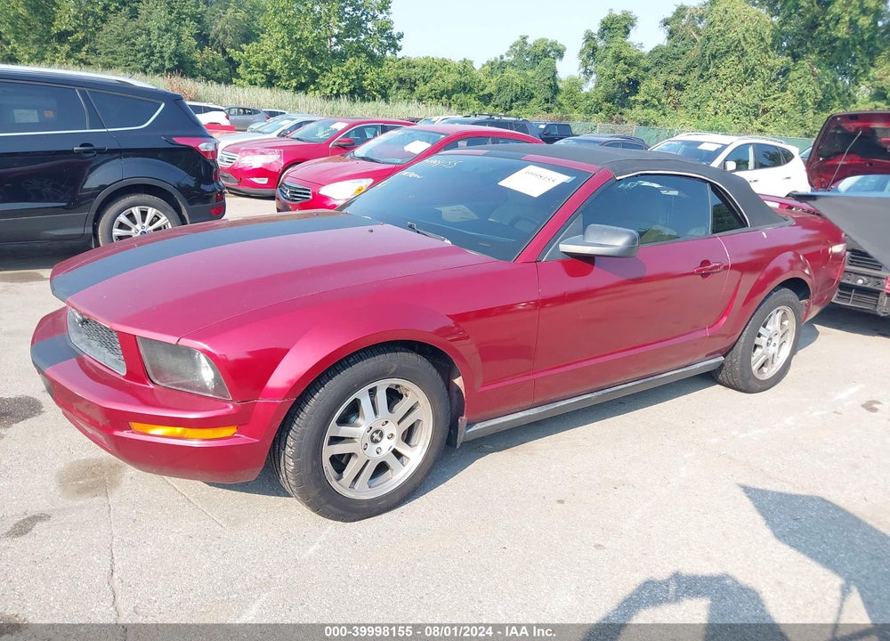 2006 FORD MUSTANG V6 VIN: 1ZVFT84N665175626
