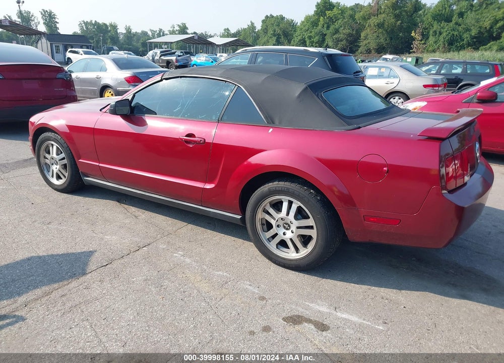 2006 FORD MUSTANG V6 VIN: 1ZVFT84N665175626