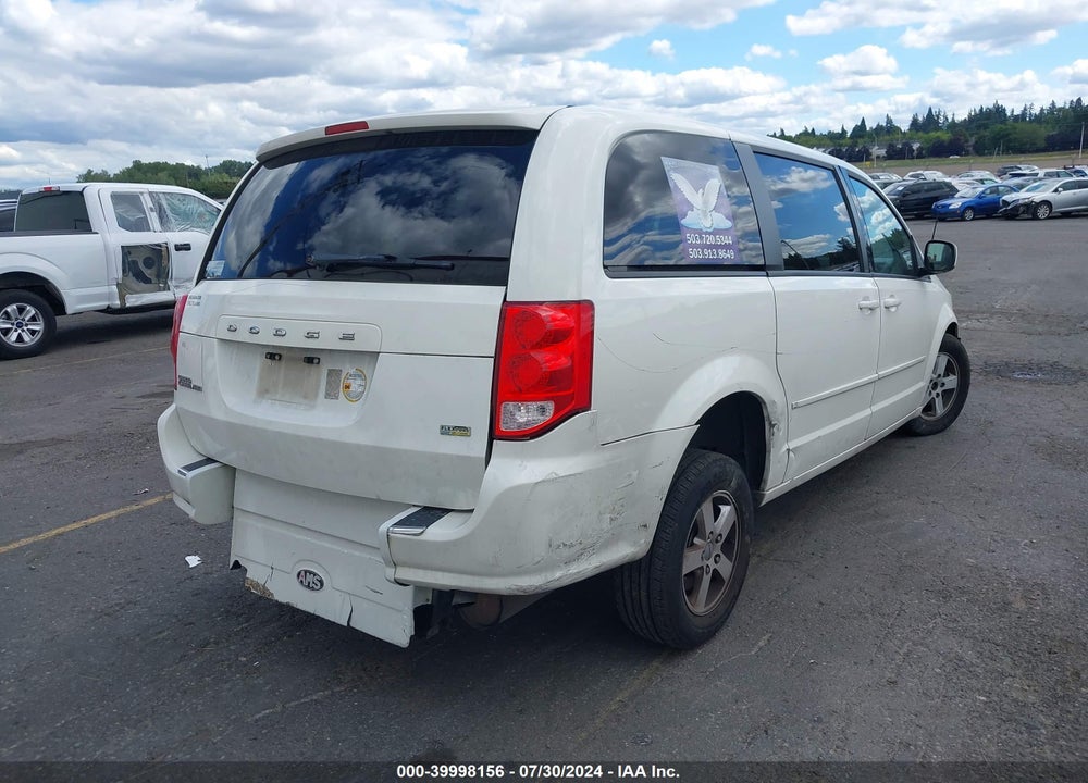 2013 DODGE GRAND CARAVAN SXT VIN: 2C4RDGCG7DR528790