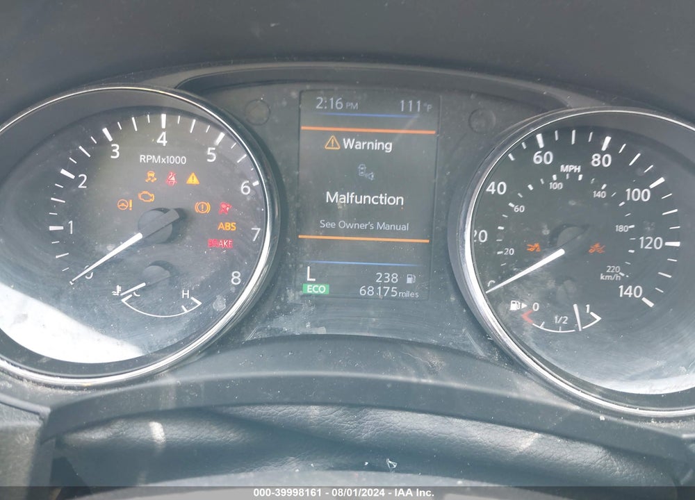 2019 NISSAN ROGUE SV VIN: 5N1AT2MT4KC702766